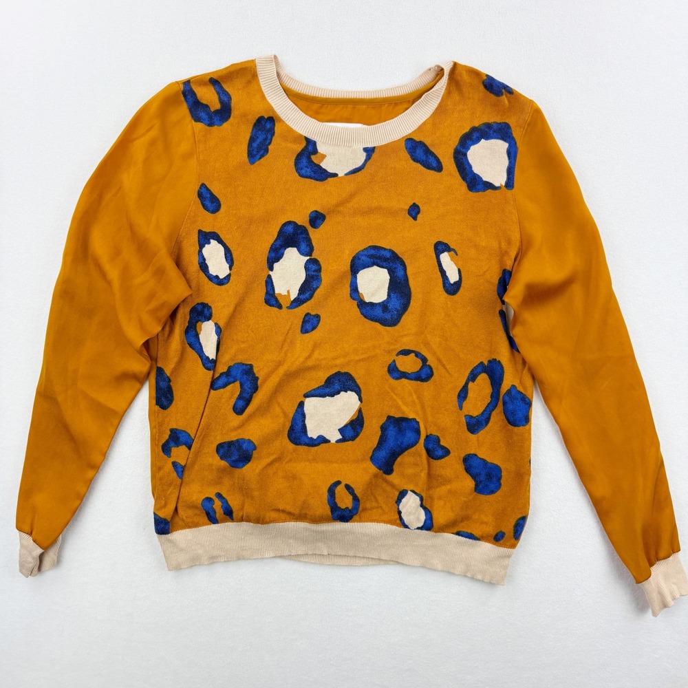 3.1 Phillip Lim x Target Sweater Abstract Circles Size Large Womens Orange Blue